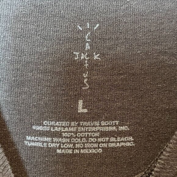 Cactus Jack Travis Scott TM:1017 Men's Graphic T-Shirt Size: L - Picture 4 of 9